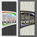 Vector vertical templates for Porto