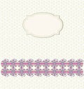 Vector vintage background and frame Royalty Free Stock Photo