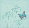 Vector vintage butterflies