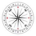 Vector Vintage compass rose silhouette