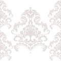 Vector Vintage Damask Pattern ornament Royalty Free Stock Photo