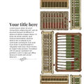 Template with different Abacus