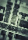 Vector Vintage film strip collage collection