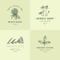 Herbal logos.