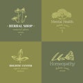 Herbal logos.