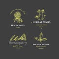 Herbal logos.