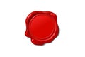 Vector wax seal stamp shape Royalty Free Stock Photo