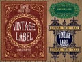 Vector vintage items