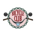 Retro bikes and scooters club logo