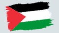 Vector vintage Palestine flag