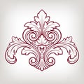 Vector vintage retro pattern design element Royalty Free Stock Photo