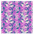 Floral pattern on seamless cloth. Flower bouquet. Vintage style Royalty Free Stock Photo