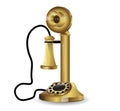 Vector vintage telephone