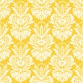 Vector vintage victorian pattern with damask motif