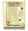 Western wanted poster Royalty Free Stock Photo