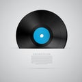 Vector Vinyl Record Disc Royalty Free Stock Photo