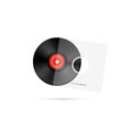 Vector Vinyl Record Disc Royalty Free Stock Photo