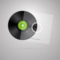 Vector Vinyl Record Disc Royalty Free Stock Photo