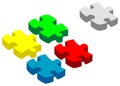 Vector volume 3d puzzle