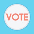 Vector of Voting Symbols. Voting concept.