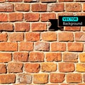 Vector wall brick, grunge background. EPS Royalty Free Stock Photo