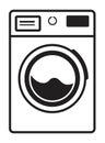 vector washing machine icon