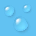 vector water drops