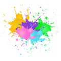 Vector watercolor splash texture background isolated. Hand-drawn blob, spot. Watercolor effects. abstract background