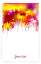 Vector watercolor stains Royalty Free Stock Photo