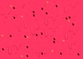 Vector watermelon background pattern with