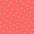 Vector watermelon background with white seeds. Royalty Free Stock Photo