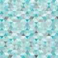 Vector wave. abstract image. polygonal style. geometric design. blue color. eps 10 Royalty Free Stock Photo