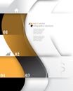 Vector wave elements infographics concept background