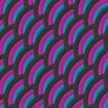 Vector wavy abstract tricolor background.