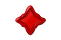 Vector wax seal stamp shape Royalty Free Stock Photo