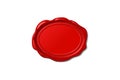 Vector wax seal stamp shape Royalty Free Stock Photo