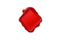 Vector wax seal stamp shape Royalty Free Stock Photo
