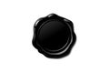 Vector wax seal stamp shape Royalty Free Stock Photo