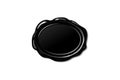 Vector wax seal stamp shape Royalty Free Stock Photo