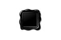 Vector wax seal stamp shape Royalty Free Stock Photo