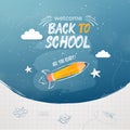 Vector welcome back to school