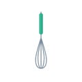 Vector whisk icon mixer. Kitchen beater cooking whisk bakery food blender