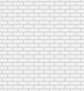 Vector white brick wall background