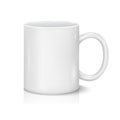 Vector White Cup for Business Branding and