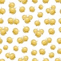 Vector White Currants seamless pattern Royalty Free Stock Photo