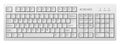 Vector white pc keyboard, keyboard is very useful tool for personal computer, it is necessary to write words Royalty Free Stock Photo