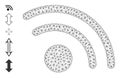 Mesh Network Wi-Fi Access Point Icon Royalty Free Stock Photo