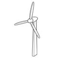Vector of wind turbine