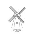 Vector Windmill Icon