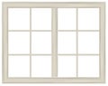 Vector window frame isolated.